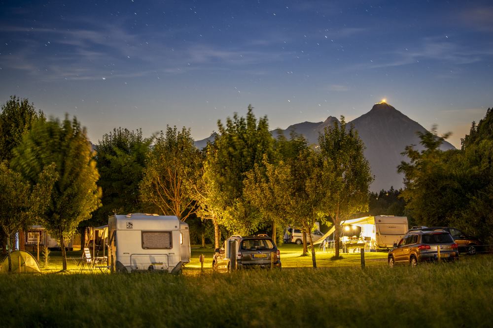 Übersicht der Campingplätze im Berner Oberland